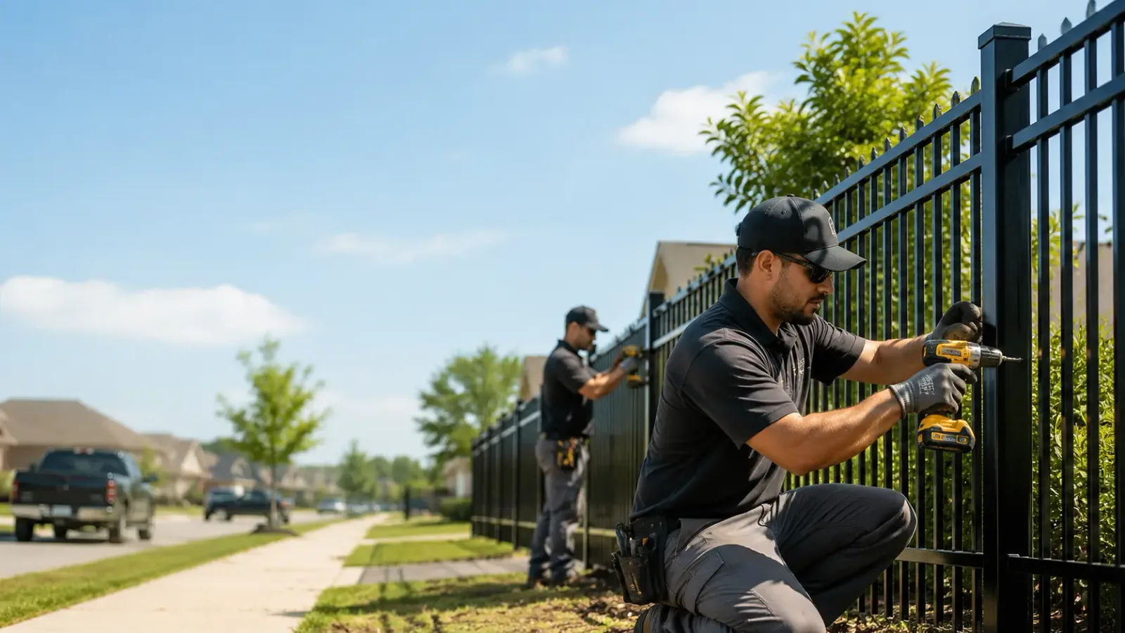 Metal Fence Installation in Lawrenceville, IL